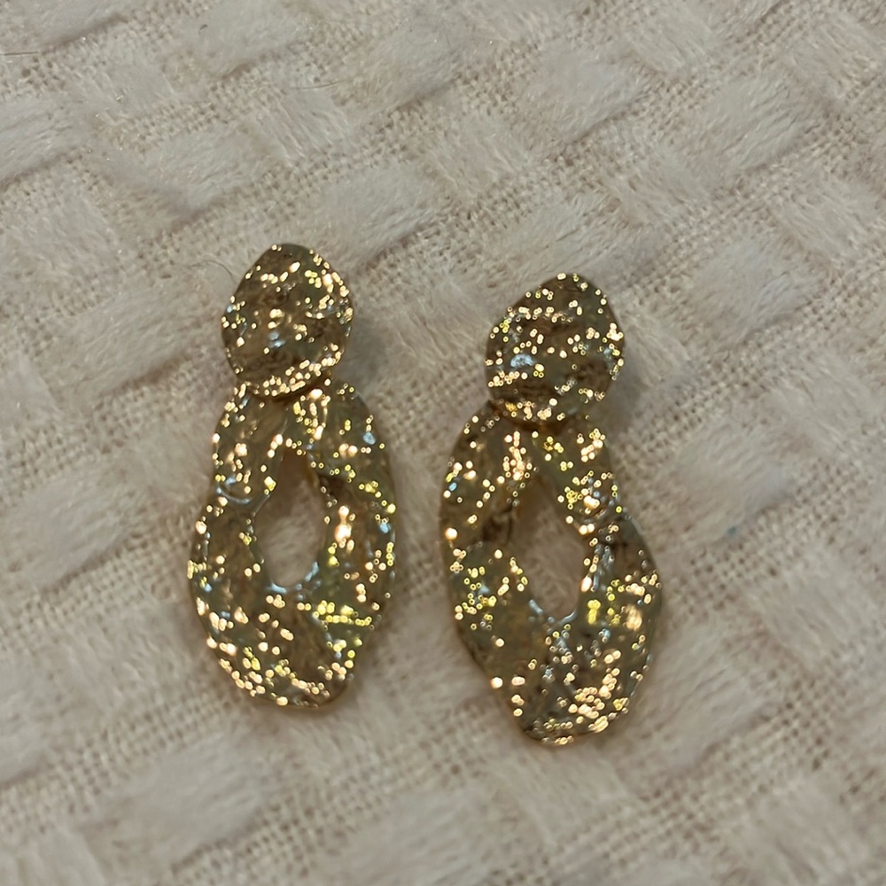 Madewell gold earrings